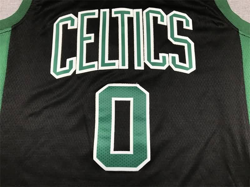 21/22 Boston Celtics TATUM #0 Black AJ Basketball Jersey (Stitched)