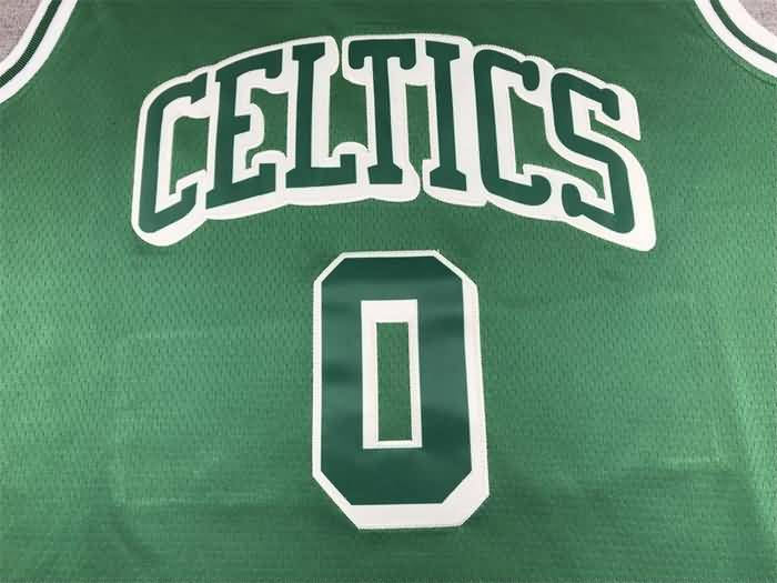 21/22 Boston Celtics TATUM #0 Green City Basketball Jersey (Stitched)