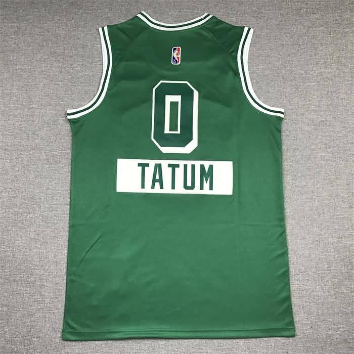 21/22 Boston Celtics TATUM #0 Green City Basketball Jersey (Stitched)