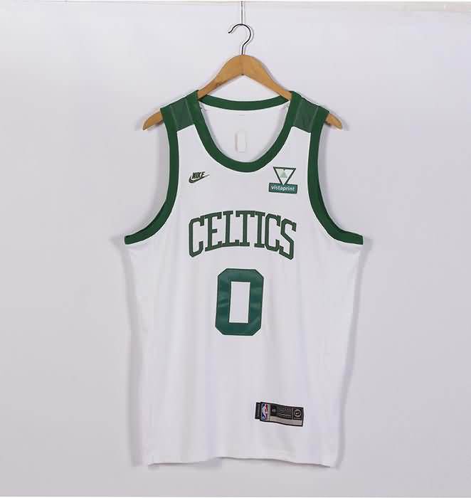 21/22 Boston Celtics TATUM #0 White Basketball Jersey (Stitched)