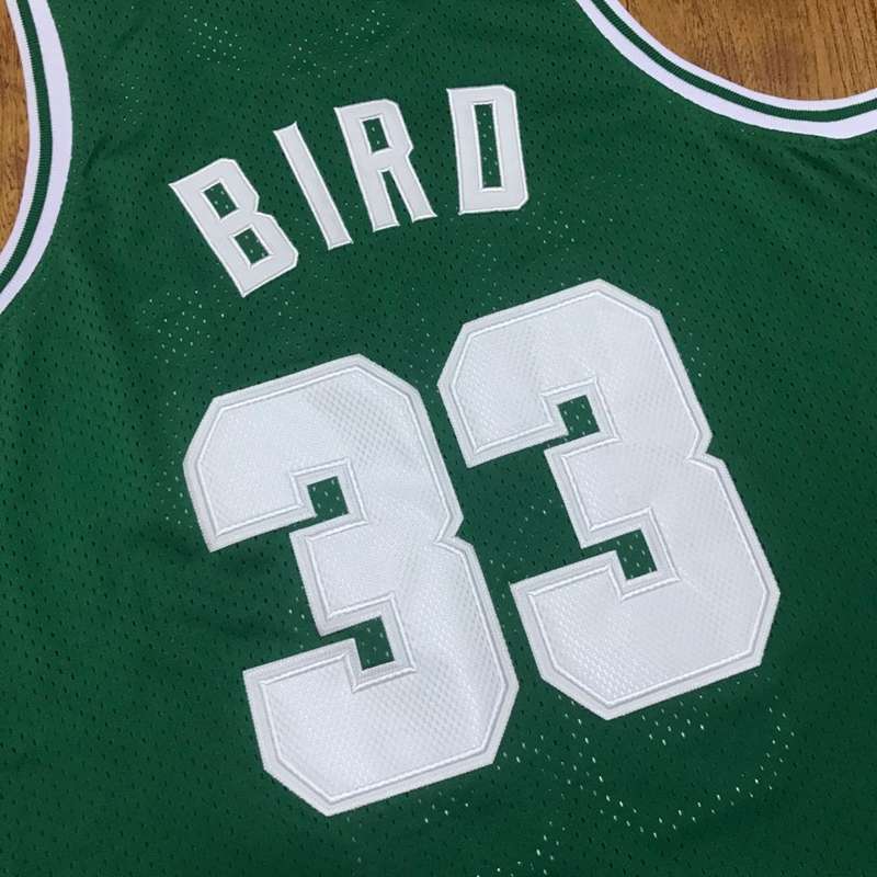 1985/86 Boston Celtics BIRD #33 Green Classics Basketball Jersey (Closely Stitched)