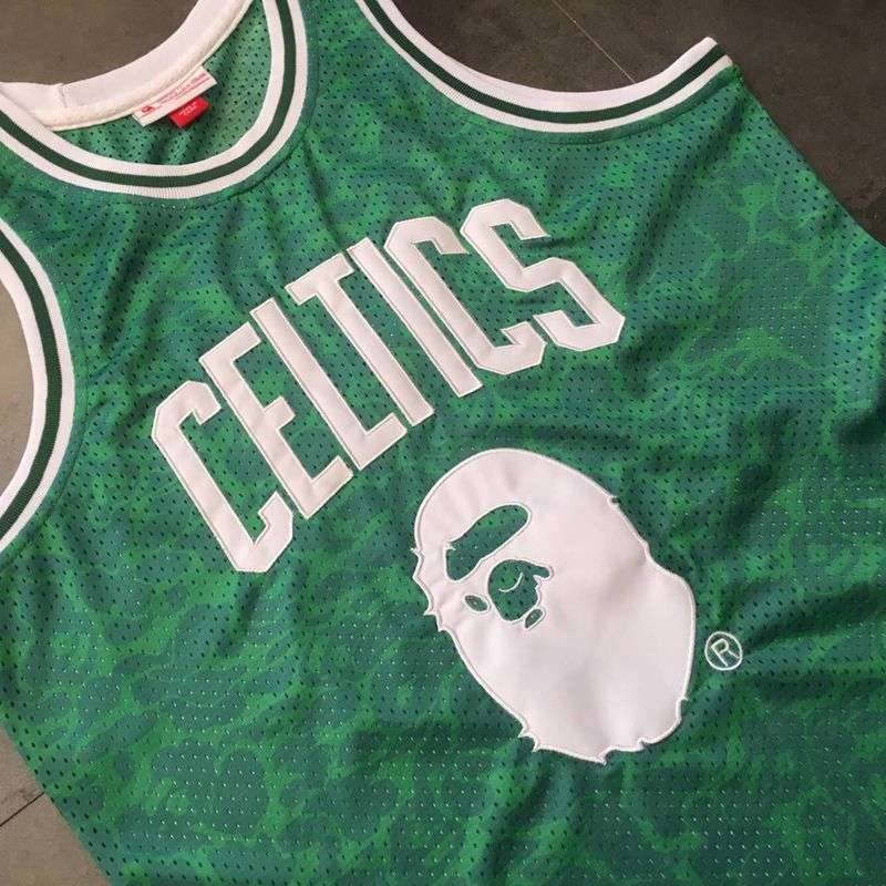 1985/86 Boston Celtics BAPE #93 Green Classics Basketball Jersey (Closely Stitched)