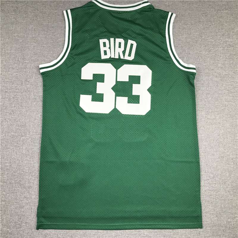 1985/86 Boston Celtics BIRD #33 Green Classics Basketball Jersey (Stitched)