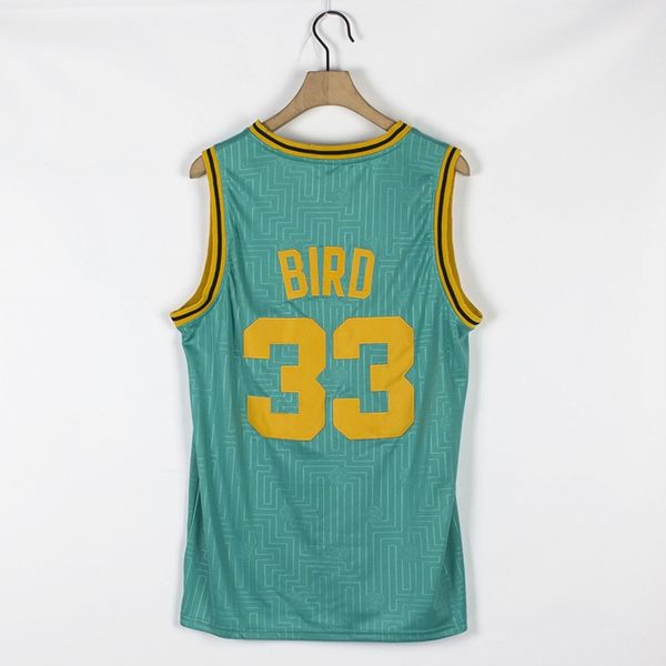 1985/86 Boston Celtics BIRD #33 Green Classics Basketball Jersey (Stitched) 02