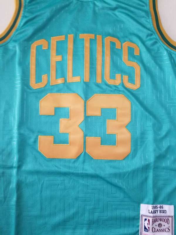 1995/96 Boston Celtics BIRD #33 Green Classics Basketball Jersey (Stitched)