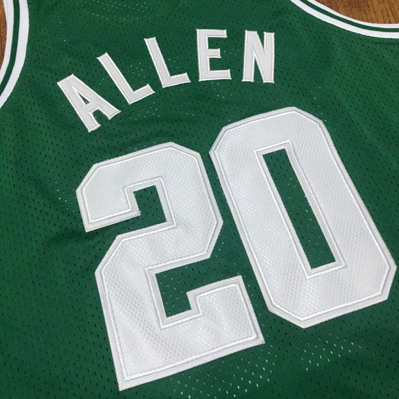 1996/97 Boston Celtics ALLEN #20 Green Classics Basketball Jersey (Closely Stitched)