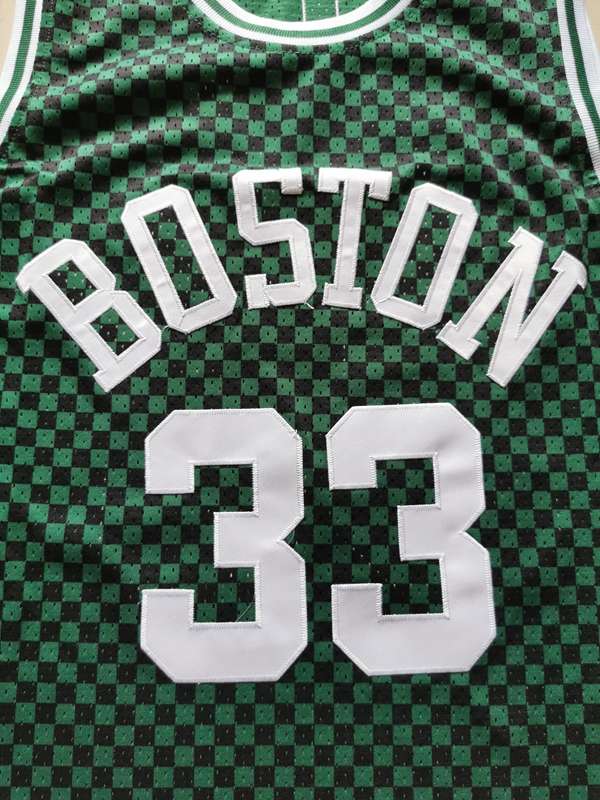 Boston Celtics BIRD #33 Green Classics Basketball Jersey (Stitched)