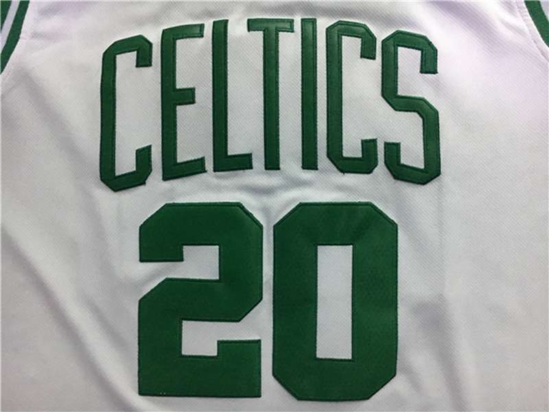 Boston Celtics ALLEN #20 White Classics Basketball Jersey (Stitched)