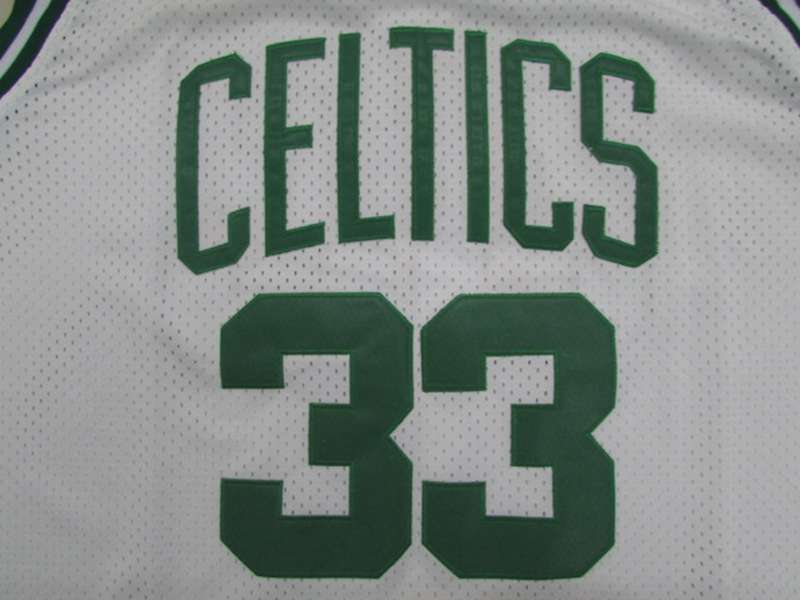 Boston Celtics BIRD #33 White Classics Basketball Jersey (Stitched)