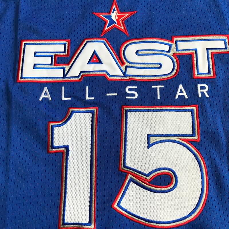 2005 Brooklyn Nets CARTER #15 Dark Blue ALL-STAR Classics Basketball Jersey (Closely Stitched)