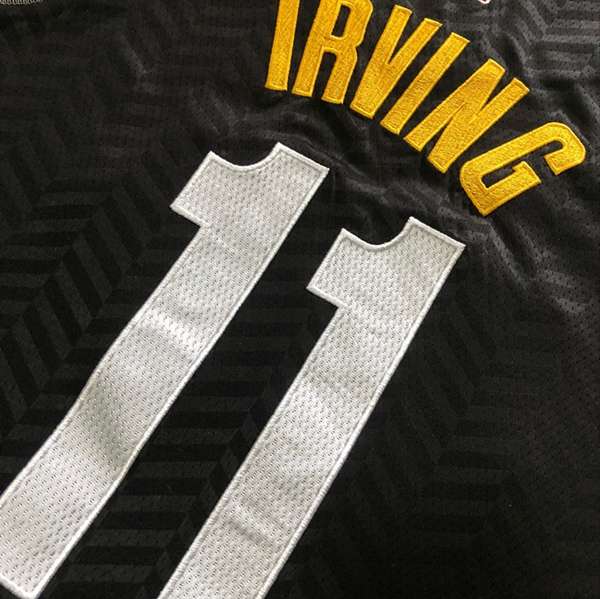 20/21 Brooklyn Nets IRVING #11 Black City Basketball Jersey (Closely Stitched)