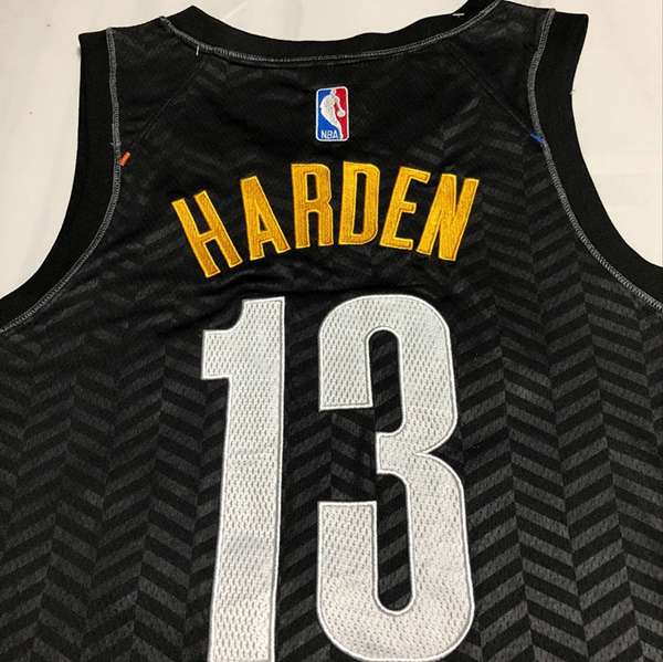 20/21 Brooklyn Nets HARDEN #13 Black City Basketball Jersey (Closely Stitched)