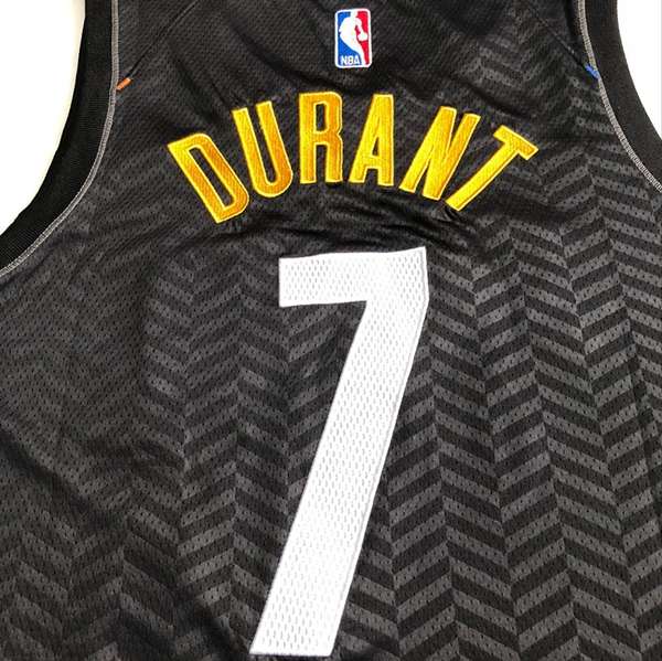 20/21 Brooklyn Nets DURANT #7 Black City Basketball Jersey (Closely Stitched)