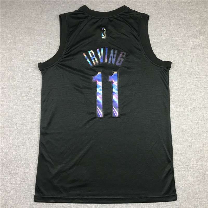 20/21 Brooklyn Nets IRVING #11 Black Basketball Jersey (Stitched)