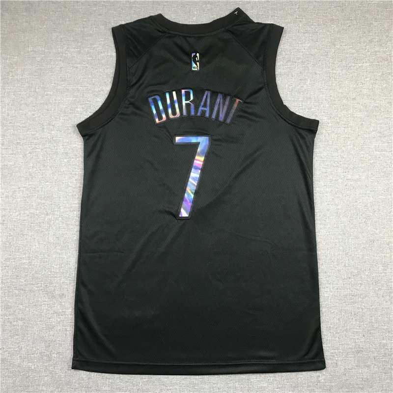 20/21 Brooklyn Nets DURANT #7 Black Basketball Jersey (Stitched)