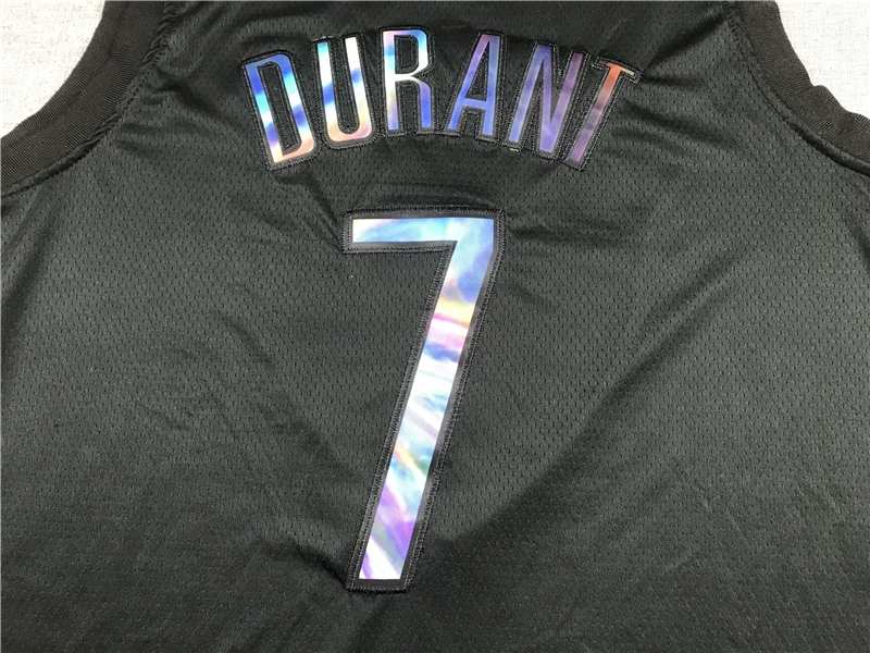 20/21 Brooklyn Nets DURANT #7 Black Basketball Jersey (Stitched)