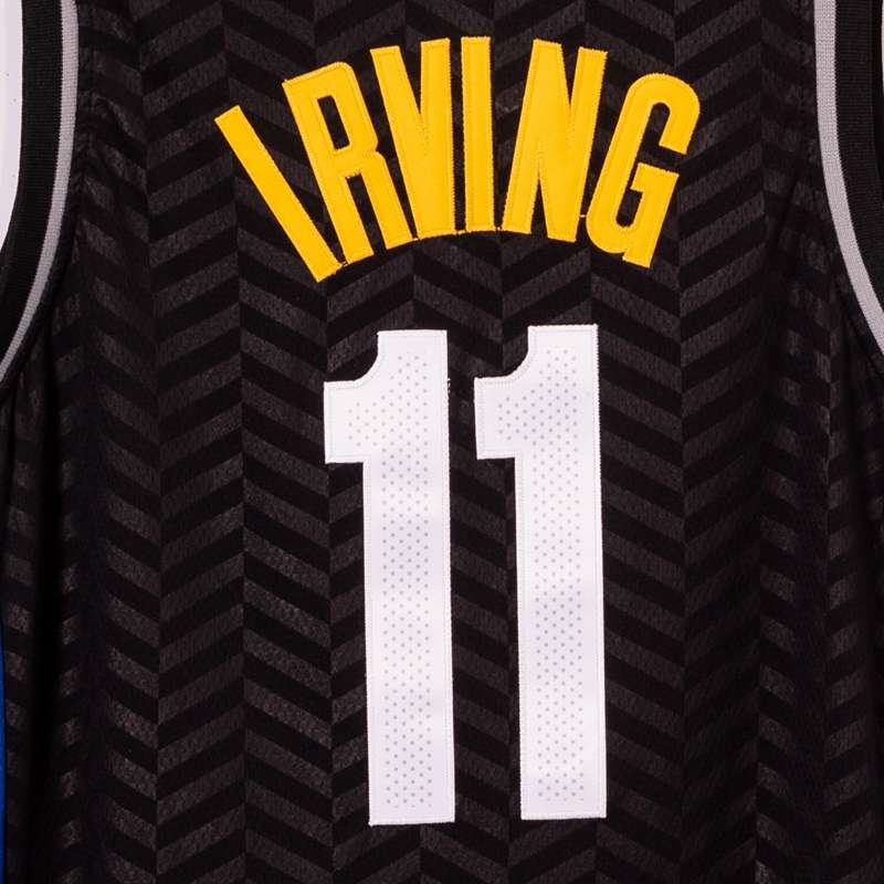 20/21 Brooklyn Nets IRVING #11 Black City Basketball Jersey (Stitched)