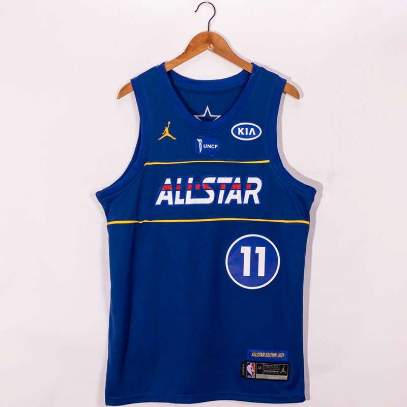 20/21 Brooklyn Nets IRVING #11 Blue All Star Basketball Jersey (Stitched)