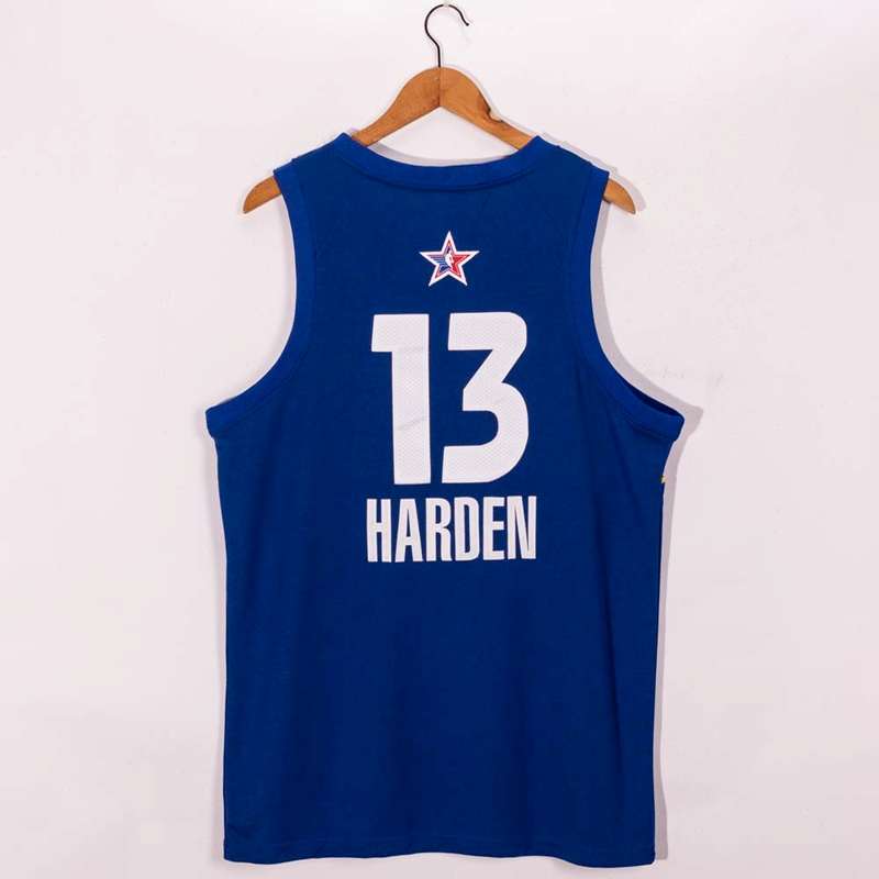 20/21 Brooklyn Nets HARDEN #13 Blue All Star Basketball Jersey (Stitched)