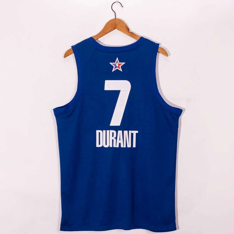 2021 Brooklyn Nets URANT D#7 Blue All Star Basketball Jersey (Stitched)