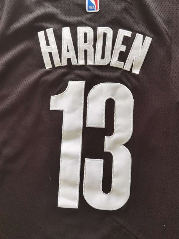 2020 Brooklyn Nets HARDEN #13 Black City Basketball Jersey (Stitched)