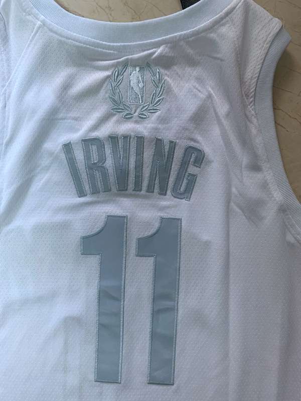 2020 Brooklyn Nets IRVING #11 White MVP Basketball Jersey (Stitched)