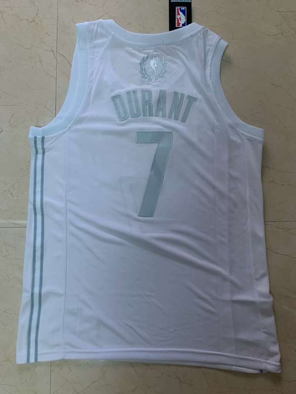 2020 Brooklyn Nets DURANT #7 White MVP Basketball Jersey (Stitched)