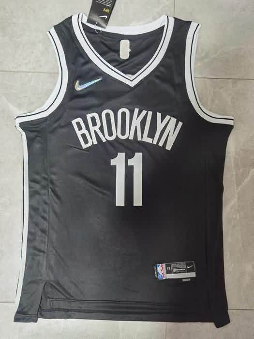 21/22 Brooklyn Nets IRVING #11 Black Basketball Jersey (Stitched)