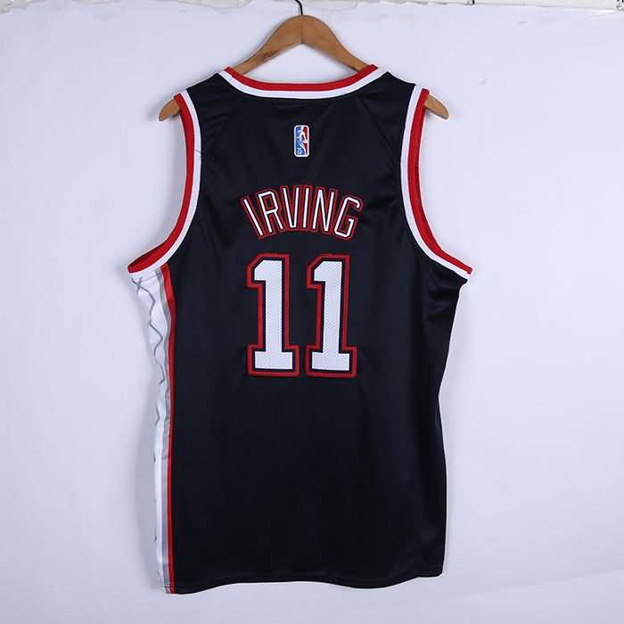 21/22 Brooklyn Nets IRVING #11 Dark Blue City Basketball Jersey (Stitched)