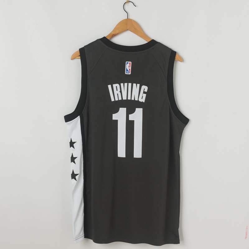 Brooklyn Nets IRVING #11 Black Basketball Jersey 03 (Stitched)