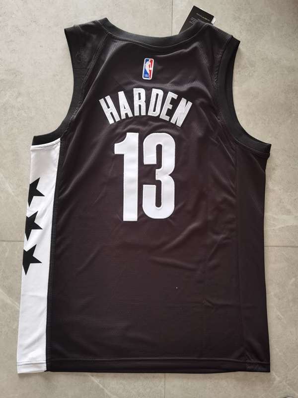 Brooklyn Nets HARDEN #13 Black Basketball Jersey (Stitched)