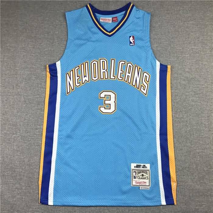 2005/06 Charlotte Hornets PAUL #3 Blue Classics Basketball Jersey (Stitched)
