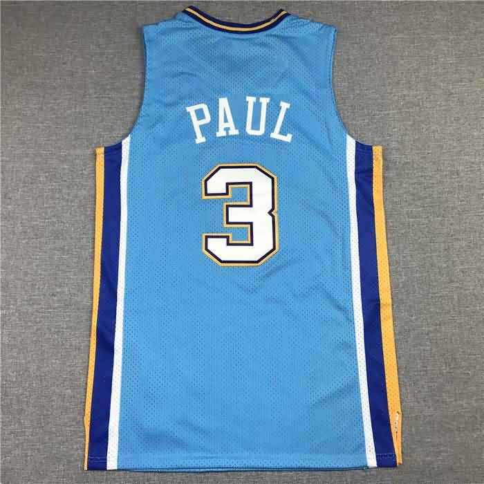 2005/06 Charlotte Hornets PAUL #3 Blue Classics Basketball Jersey (Stitched)