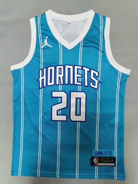 20/21 Charlotte Hornets HAYWARD #20 Green AJ Basketball Jersey (Stitched)