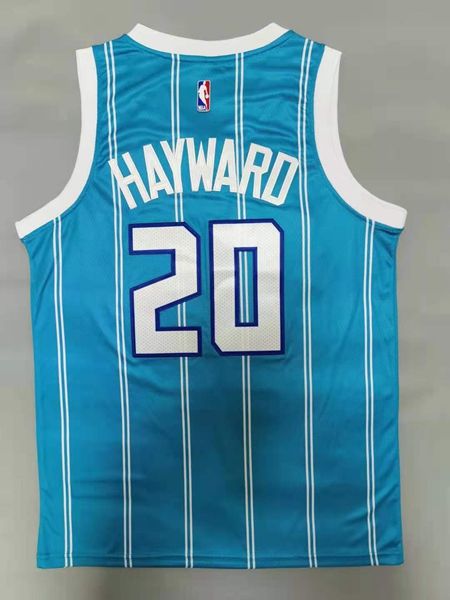 20/21 Charlotte Hornets HAYWARD #20 Green AJ Basketball Jersey (Stitched)