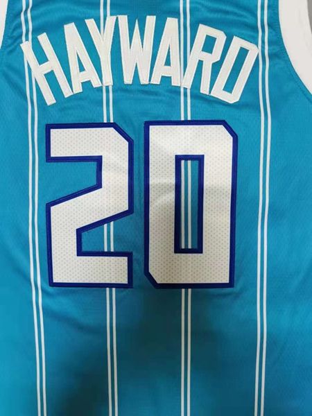 20/21 Charlotte Hornets HAYWARD #20 Green AJ Basketball Jersey (Stitched)