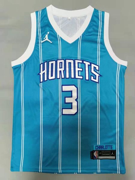 20/21 Charlotte Hornets ROZIER III #3 Green AJ Basketball Jersey (Stitched)