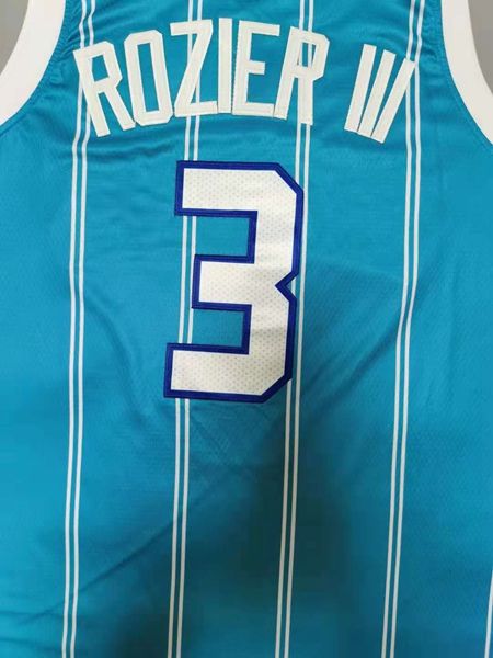 20/21 Charlotte Hornets ROZIER III #3 Green AJ Basketball Jersey (Stitched)