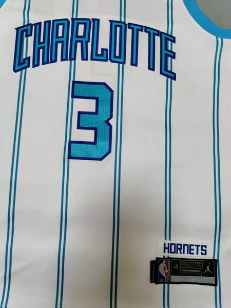 20/21 Charlotte Hornets ROZIER III #3 White AJ Basketball Jersey (Stitched)