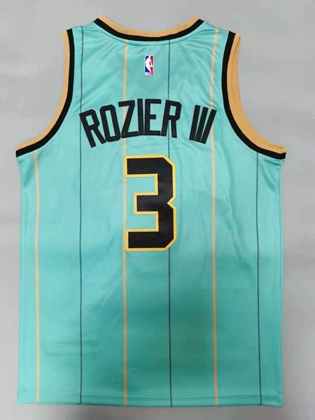 2020 Charlotte Hornets ROZIER III #3 Green AJ Basketball Jersey (Stitched)