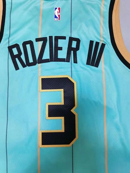 2020 Charlotte Hornets ROZIER III #3 Green AJ Basketball Jersey (Stitched)