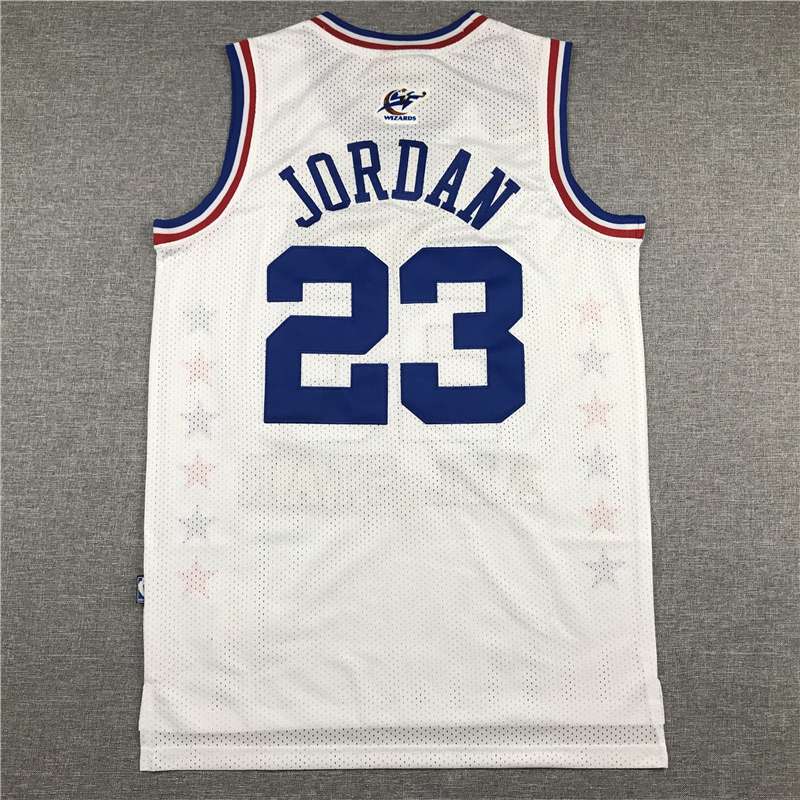 2003 Chicago Bulls JORDAN #23 White All Star Classics Basketball Jersey (Stitched)