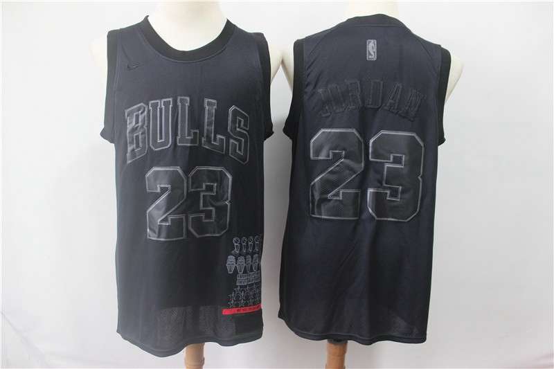 2019 Chicago Bulls JORDAN #23 Black MVP Basketball Jersey (Stitched)