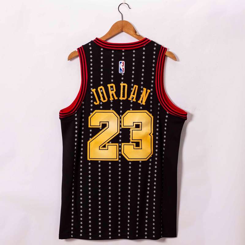 20/21 Chicago Bulls JORDAN #23 Black AJ Basketball Jersey (Stitched)