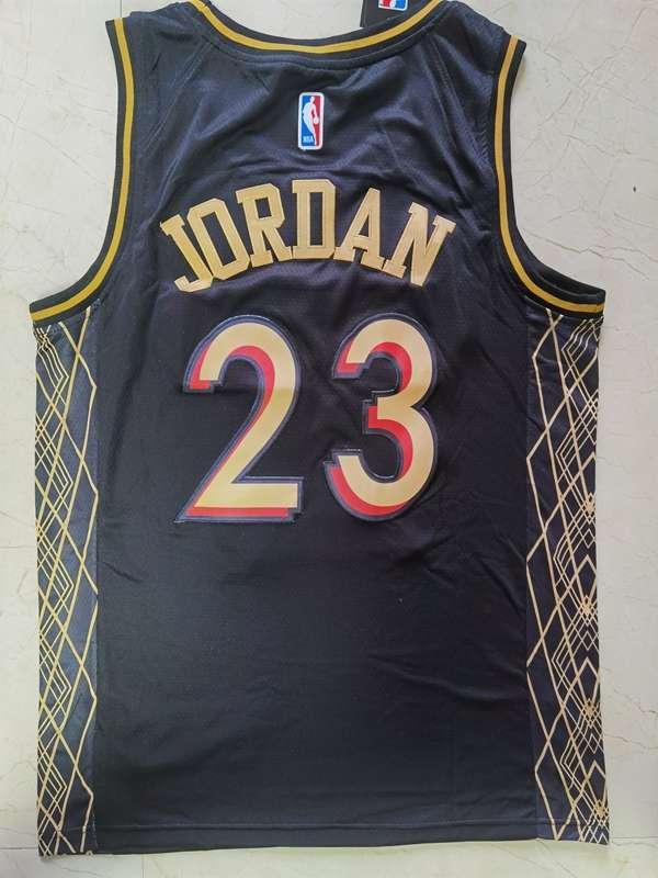 20/21 Chicago Bulls JORDAN #23 Black City Basketball Jersey (Stitched)