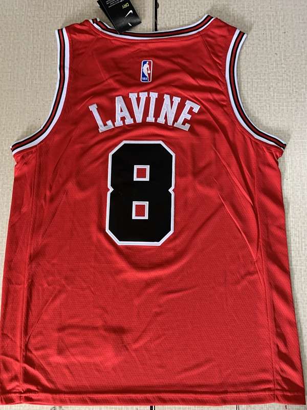 20/21 Chicago Bulls LAVINE #8 Red Basketball Jersey (Stitched)