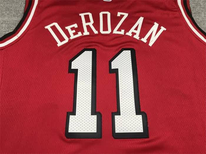 21/22 Chicago Bulls DeROZAN #11 Red City Basketball Jersey (Stitched)