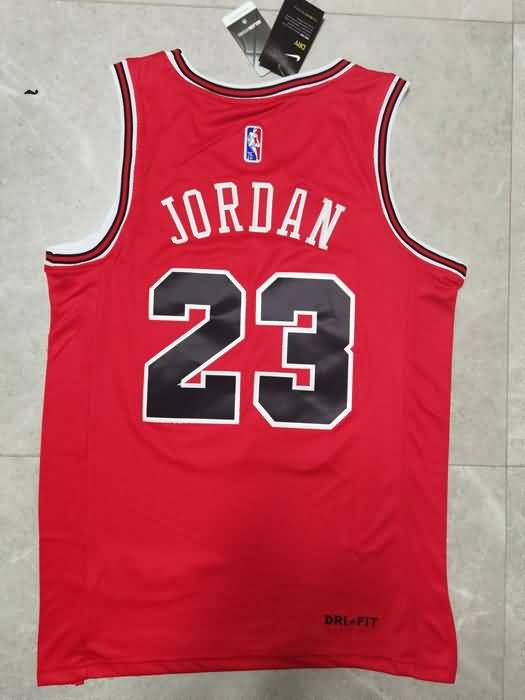 21/22 Chicago Bulls JORDAN #23 Red Basketball Jersey (Stitched)