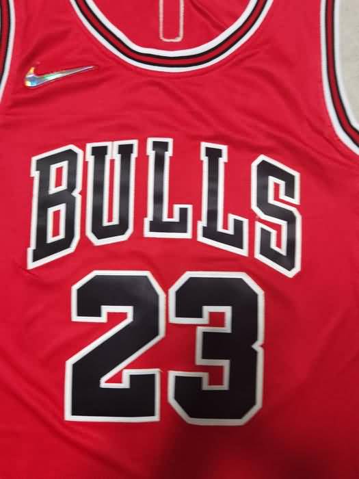 21/22 Chicago Bulls JORDAN #23 Red Basketball Jersey (Stitched)