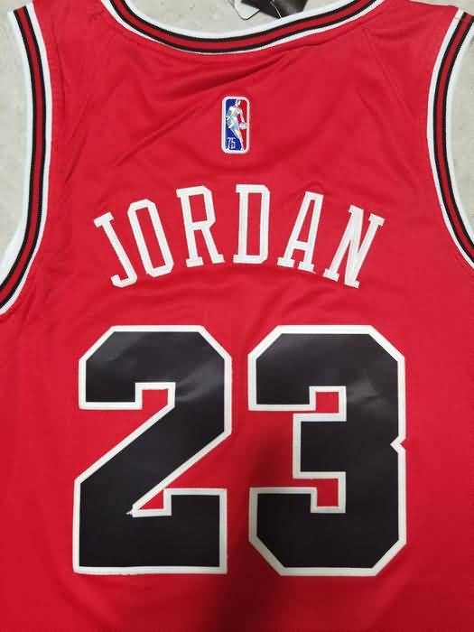 21/22 Chicago Bulls JORDAN #23 Red Basketball Jersey (Stitched)